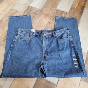 Levi's 550 Jeans Mens Size 42x32 Relaxed Fit Tapered Leg Blue Medium Wash NEW - Picture 1 of 3