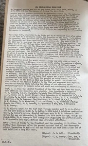 EXTREMELY RARE ORIGINAL VINTAGE MOTORCYCLE CLUB BOOK HAND TYPED MUSEUM STANDARD - Picture 1 of 12