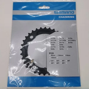 Shimano Kettenblatt FC-M590 32 Zähne Deore 4-Arm 9-fach 104 mm LK M591 MTB - Bild 1 von 2