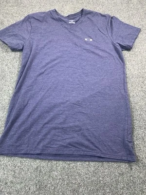 Camisa Oakley Para Hombre Grande Azul Manga Corta Casua Cuello en V L Exterior Playa Foto 1 de 4