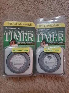 PROGRAMMIERBARE X2 INTERMATIC #TN811C LAMPE + GERÄTE TIMER NEU IN VERSIEGELTER VERPACKUNG - Bild 1 von 6