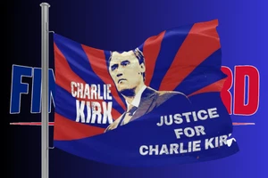 Charlie Kirk Flag - Turning Point USA, RIP Charlie Kirk flag, 3X5FT, 4 Eyelets. - Picture 1 of 1