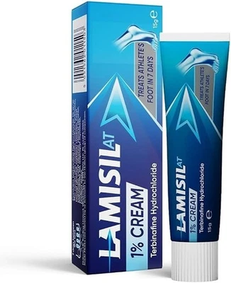 Lamisil At 1% Cream - Efficient Athlete’s Foot Treatment -Anti fungal cream-15g