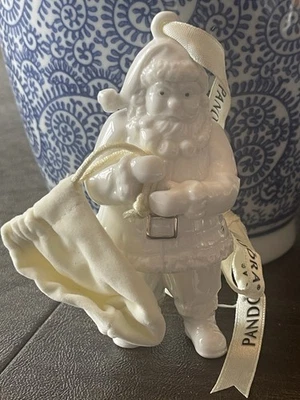 PANDORA 2013 Unforgettable Moments Santa & Sack Holiday Christmas Ornament - Image 1 of 4