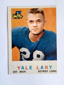 Fútbol americano Topps #131 EX Detroit Lions 1959 de Yale Lary - Imagen 1 de 2