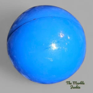 Raro 3/4" Akro Ágata Doble Lingote Flintie Mármol. Azul bebé estado casi nuevo++ - Imagen 1 de 22