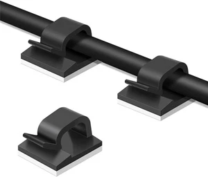 50Pcs Cable Clips, Adhesive Cable Organizer Cord Holder, Durable Strong Cable Wi - Picture 1 of 12