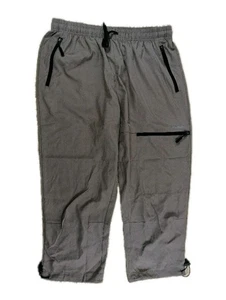 Ksmien Capri Pant Women's L Large Lightweight Hiking Workout Cargo Tan Khaki New - Picture 1 of 3