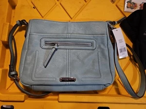 Bolso Bandolera Rosetti Suave 100% Poliuretano Bolsillos con Cremallera, Profundo Como Nuevo - Imagen 1 de 13