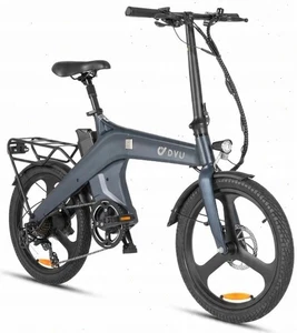 Bicicleta Eléctrica DYU T1 250W 36V10Ah Plegable 7 Velocidades 20 Pulgadas 25km/h Gris - Imagen 1 de 6