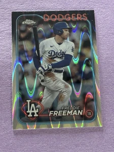 2024 Topps Chrome Raywave Freddie Freeman Dodgers - Picture 1 of 2