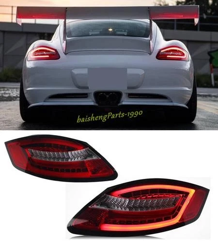 For Porsche Boxster Cayman 987.1 Red lens LED Rear Tail Light Assemblies 2004-08 - Image 1 of 1
