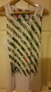 New with Tags Designer Dead Lovers Diagonal Forest Graphic Charlie Vest - Picture 1 of 1