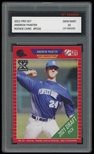 ANDREW PAINTER 2021 PRO SET (LEAF) 1ST GRADED 10 ROOKIE CARD RC #PS20 PHILLIES