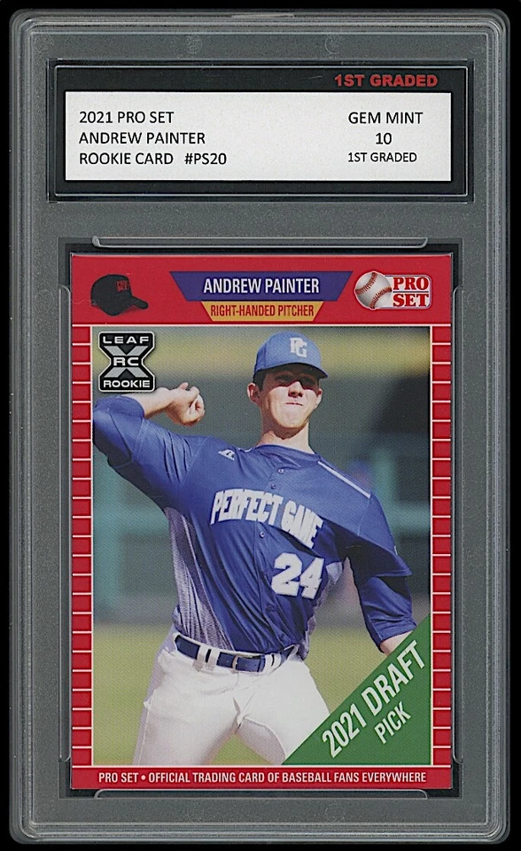 ANDREW PAINTER 2021 PRO SET (HOJA) 1ER GRADO 10 TARJETA DE NOVATO RC #PS20 PHILLIES Foto 1 de 1