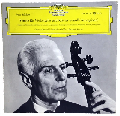 10" Vinyl - SCHUBERT Sonate für Violoncello und Klavier a-moll (Arpeggione) - Bild 1 von 4
