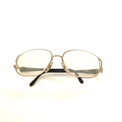 Christian Dior Eyeglasses 2492 Gold 49 Size 55mm Frame New - Image 1 of 4