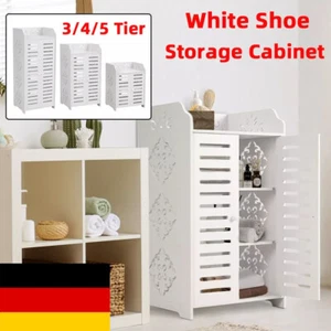 Schuhregal mit 3/4/5 Ebenen Schuhschrank Schuhständer Schuhablage Standregal DHL - Bild 1 von 54