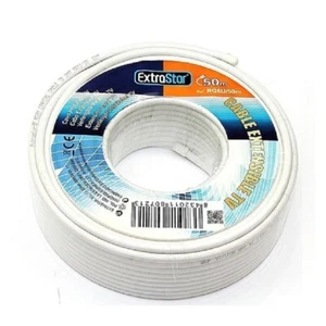 ⭐ Bobina 50 mt Cable coaxial de Antena TV 50 metros, TDT-TV Envio 24h ⭐ - Imagen 1 de 1