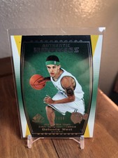 2004-05 Upper Deck SP Game Used Delonte West Rookie Card #122 Serial/999 Celtics