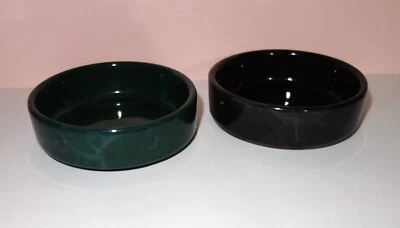 Prato pequeno de cerâmica para animais de estimação - Preto novo - Imagem 1 de 4