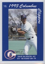 1993 Cracker Jack Columbus Clippers Police Dave Silvestri #16