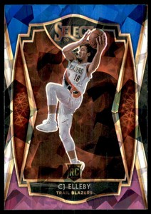 2020-21 Select Prizms Blue White Purple Ice #198 CJ Elleby