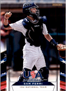 2013 (TEAM USA) USA Baseball #48 Sam Ferri 