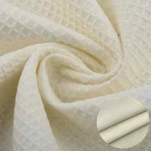 Soft Waffle Weave Fabric DIY Craft Quilting Cloth Handmade Sleepwear & Bathrobes - Picture 1 of 17