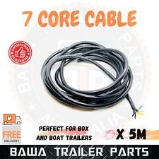 5M x 7 Core Cable Wire Lights Wiring LED Caravan Trailer Truck Boat Automotive