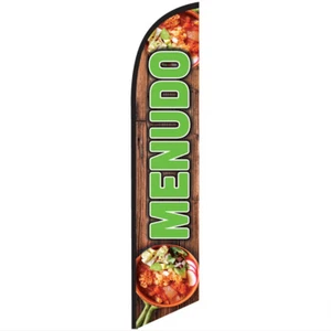 MENUDO 12ft Feather Banner Swooper Flag - FLAG ONLY - Picture 1 of 1