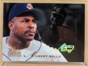 1996 Select Certified Edition ARTIST PROOF #140 Albert Belle RARE PARALLEL /500