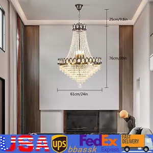 K9 Crystal Modern Luxury Chandelier Ceiling Pendant Light Lighting Lamp Fixture - Picture 1 of 12