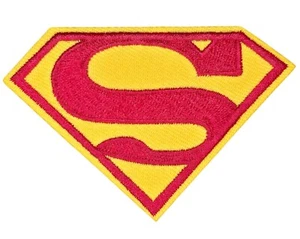 SUPERMAN SUPERHÉROE LOGO EMBLEMA DC COMICS PERSONAJE HIERRO EN PARCHE 2 X 3 PULGADAS - Imagen 1 de 4
