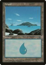 Island (156) | MtG Magic Portal Second Age | English | Moderately Played