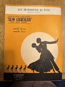 1930 SEIN LIEBESLIED German Film Sheet Music ‘My Sunshine Is You’ US press - Picture 1 of 2