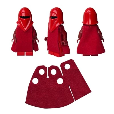 CAPES4MINIFIGS 2 CUSTOM Wrap Around Capes for your Lego Starwars Royal Guard minifig: CAPE ONLY