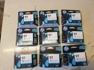 Genuine HP 97 C9363WA Tri-Colour Ink Brand New See Photos Fits Varies Models - Picture 1 of 3