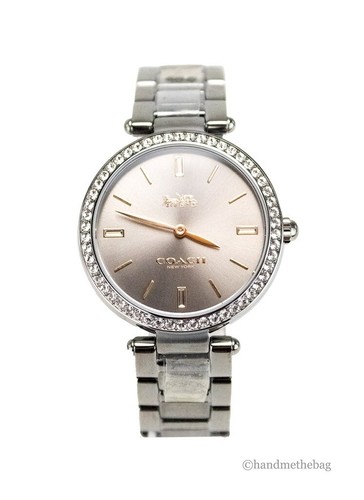 Orologio Coach (14503424) Park Donna Lunetta Cristallo Grigio Acciaio Inox