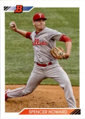 2020 Bowman Heritage Prospects #BHP-55 Spencer Howard Philadelphia Phillies  - Image 1 of 2