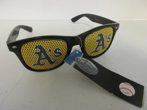 Oakland A's Athletics MLB Baseball SUNGLASSES BLACK Plastic Siskiyou NEW Cover