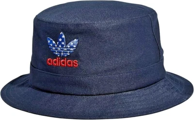 Brand New Adidas Red, White & Blue Bucket Hat - NWT - One Size - Image 1 of 4