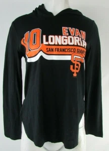 San Francisco Giants MLB Damen Langarmshirt schwarz mit Kapuze #10 Evan Longoria - Bild 1 von 5