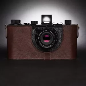 Genuine Real Leather Half Camera Case Bag Cover For Leica 0 i ii iii iiia iiib - Picture 1 of 32