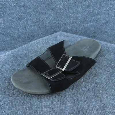 Zapatos sandalia J-41 Pingree para mujer de cuero negro talla 8,5 medianos Foto 1 de 4