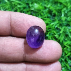 Excelente cabujón ovalado amatista púrpura superior 13 crt piedras preciosas sueltas para joyería - Imagen 1 de 5
