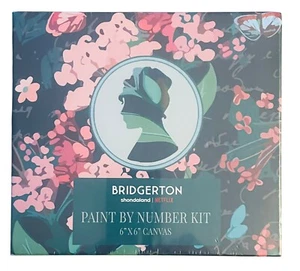 BRIDGERTON Acrylic Paint By Number Kit Brushes/Easel/Canvas /6 Colors NEW SEALED - Picture 1 of 2