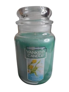 Yankee Candle Happy Spring Large Jar 22 oz Green - Picture 1 of 3