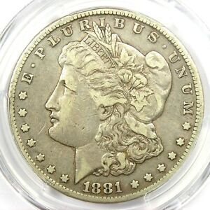 1881-CC Morgan Silver Dollar $1 - Certified PCGS VF30 - Rare Carson City Coin!