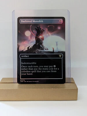 Darksteel Monolith Foil Custom sticker on bulk MTG Commander - Image 1 of 2